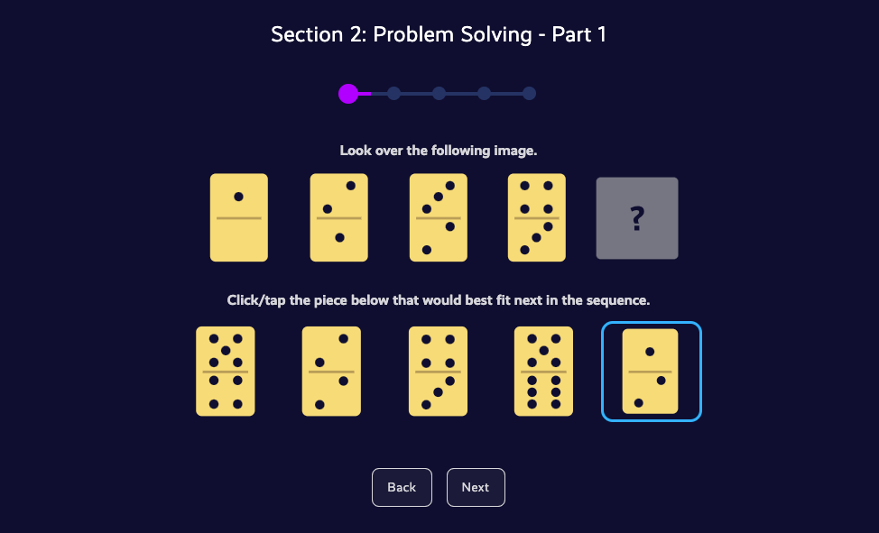 Section 2 and Section 4: I can't move/drag and drop the puzzle piece