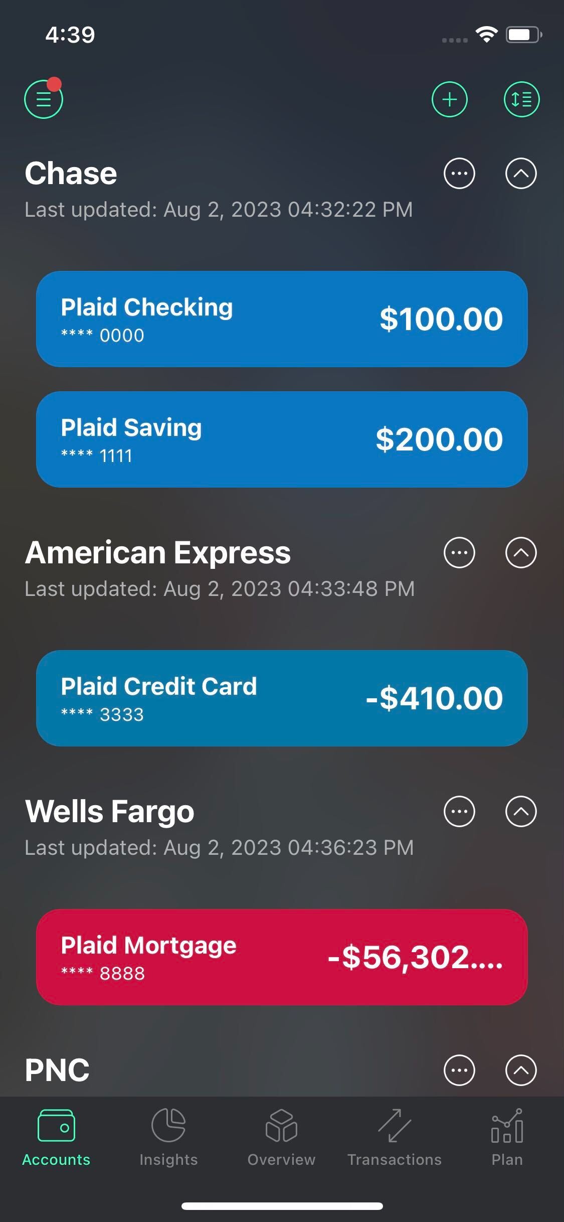 PocketGuard Plus overview PocketGuard