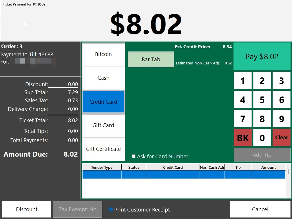 Point of Success Software > Order Entry > Getting Started > Main Menu