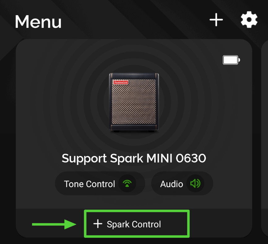 Connect Spark Control X to Spark 40/MINI/GO – Help Center