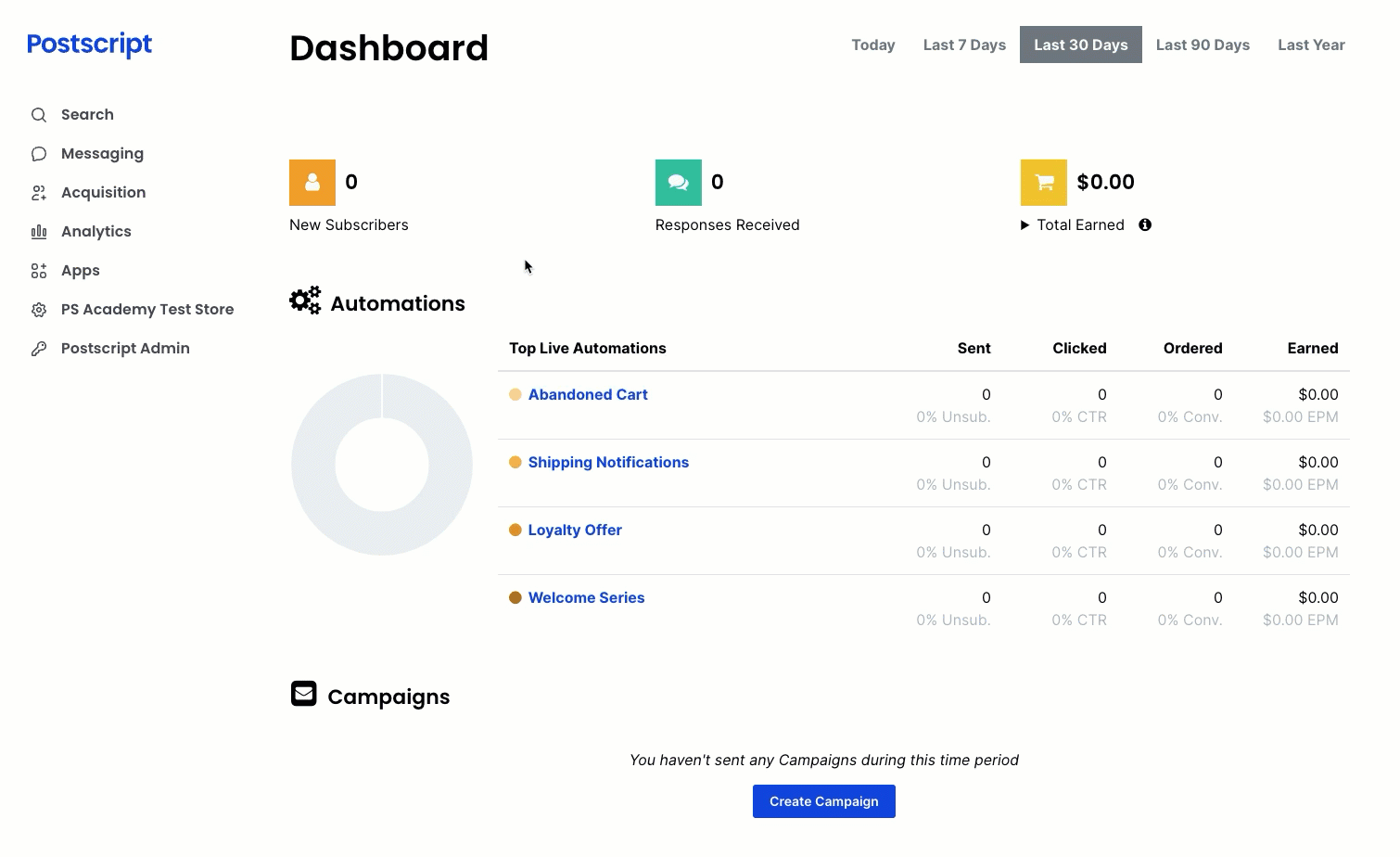 Create a Subscriber with Postscript API Postscript