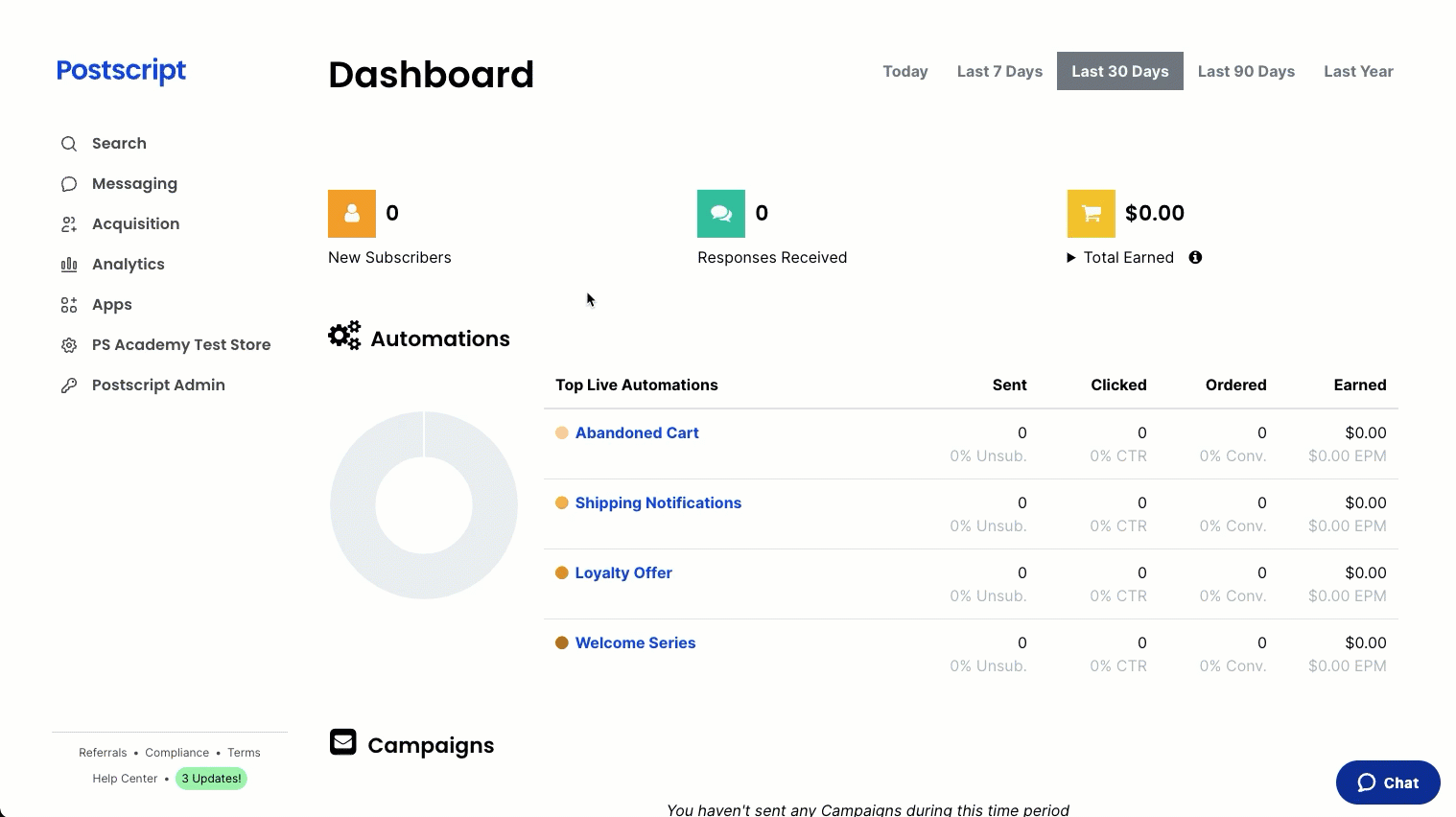 Create a Campaign Postscript
