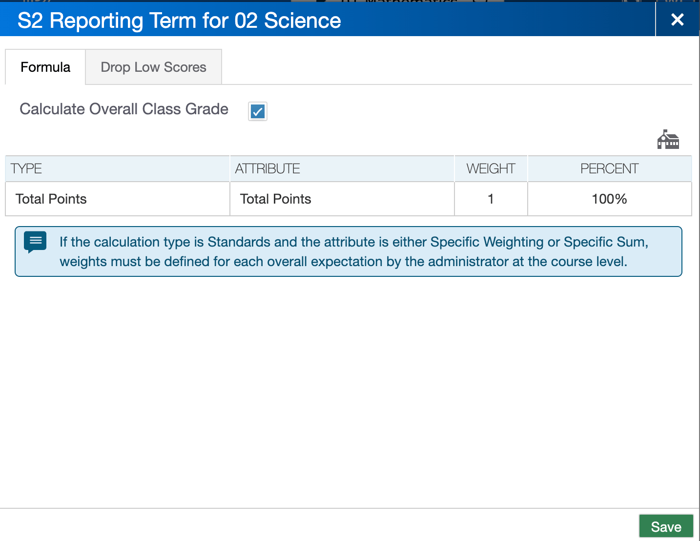 Solved Setting up Weighted Categories in PowerTeacher Pro