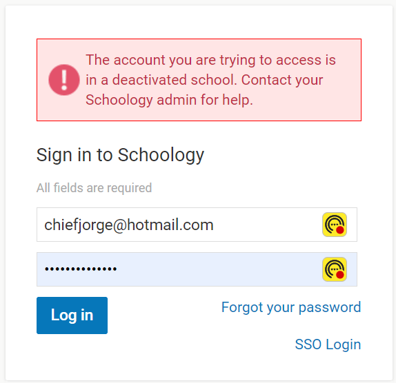 Re Hmm Looks Like You Don't Have Access Error Message PowerSchool