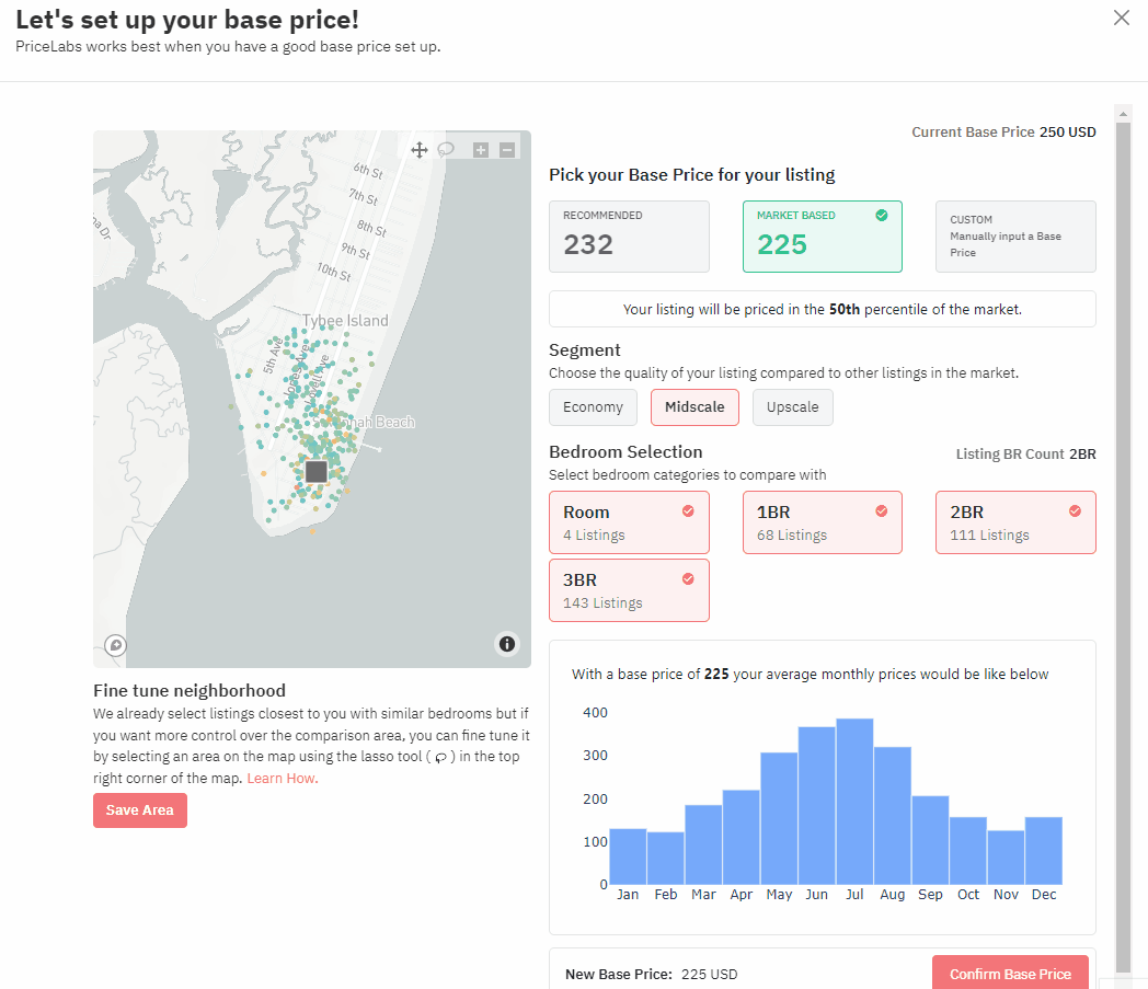 How to set up your base price?