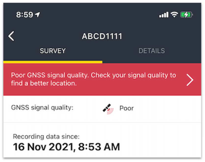 Checking GNSS Signal Quality with the AeroPoints Mobile App Propeller