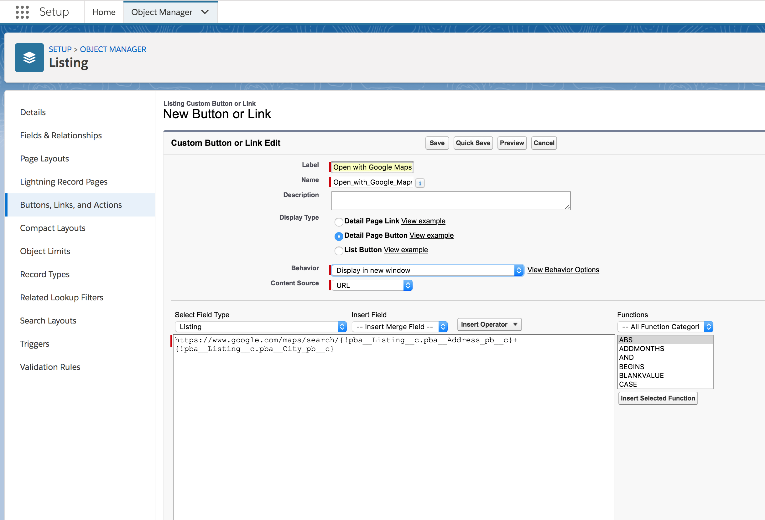 How can I see my listings on Google maps Propertybase Salesforce