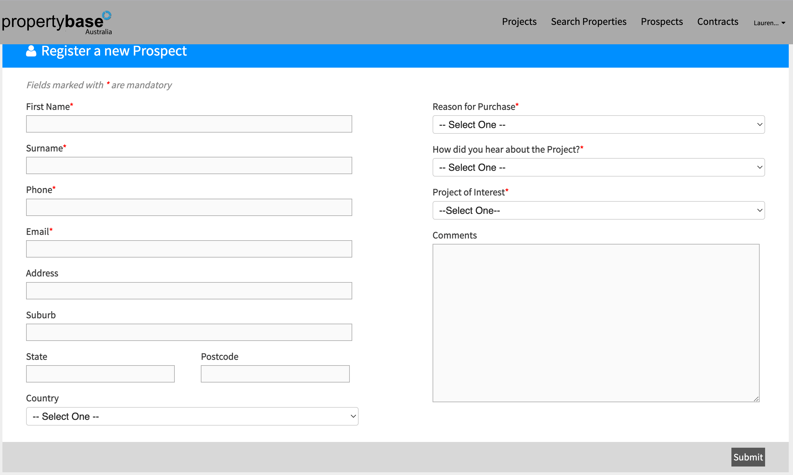 External Agents Portal Propertybase Salesforce
