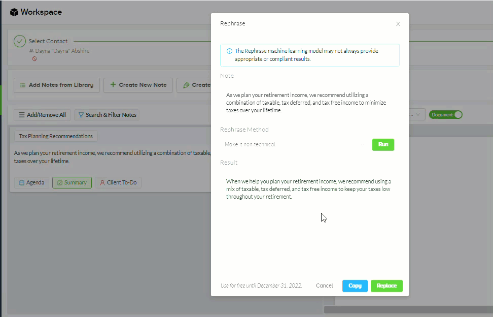 How to Use Rephrase AI to Write Notes