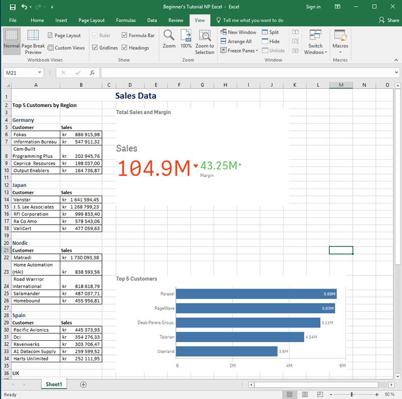 Publishing a simple report from a Qlik Sense app Qlik NPrinting Help