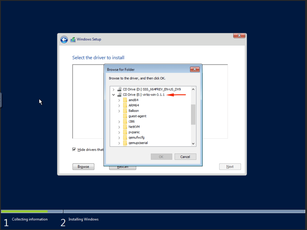 How to install Windows ISO with VirtIO drivers Cloud VPS Knowledge Base