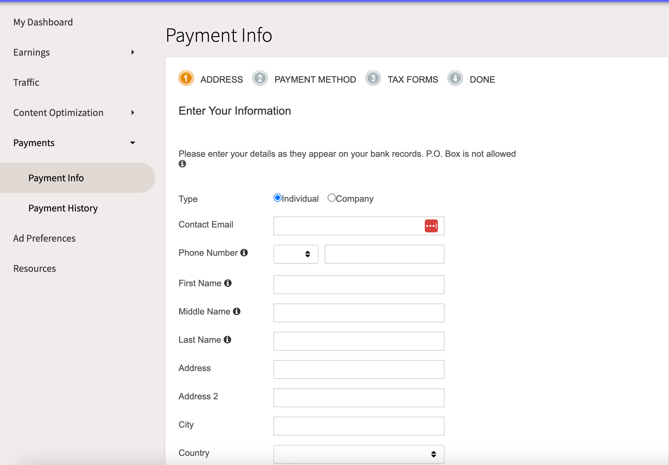 How do I change my contact information with Raptive? Raptive Support