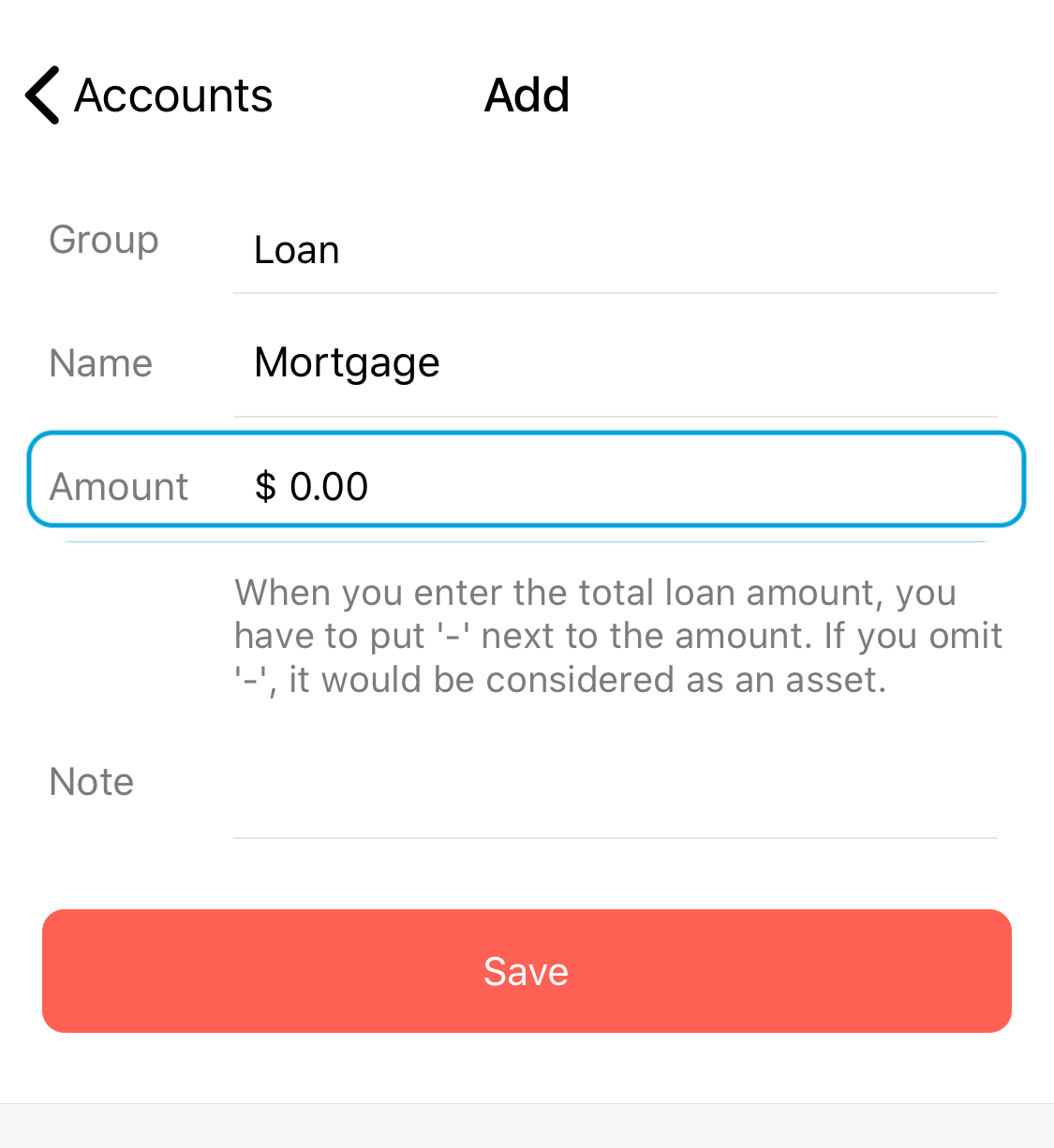 How to add loans & overdrafts Money Manager Help Center