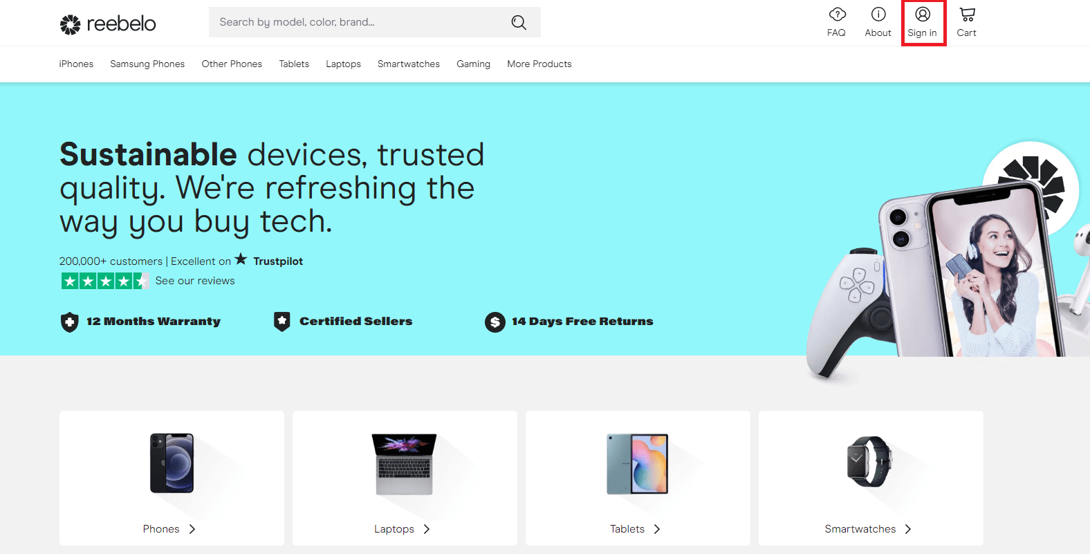 How to create an account? Reebelo United States