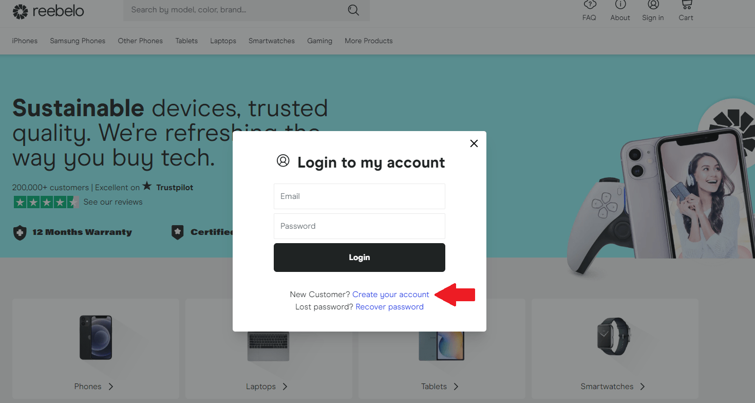 How to create an account? Reebelo Australia Help Centre