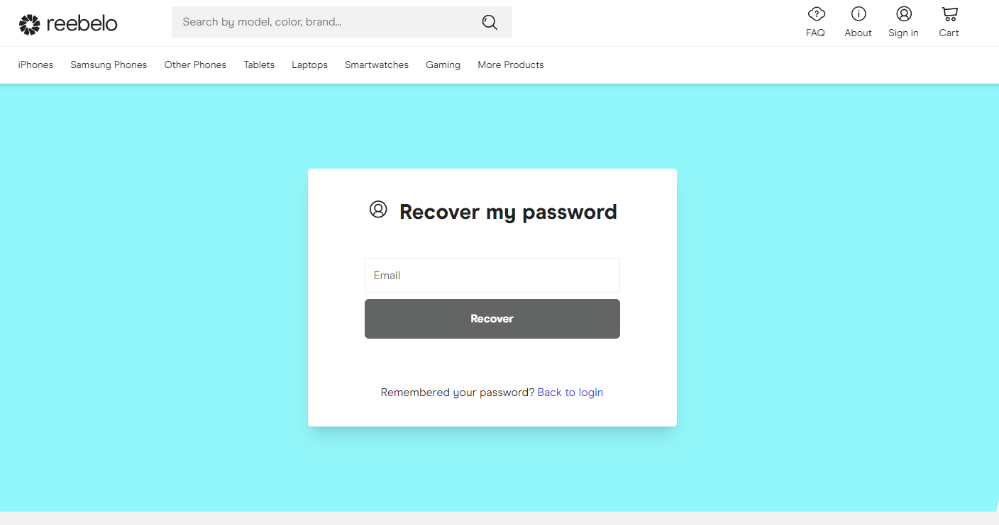 How do I reset my password? Reebelo Australia Help Centre