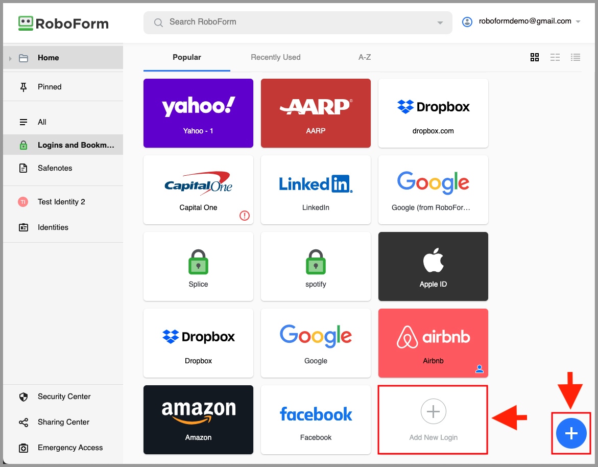 How to add passwords to RoboForm RoboForm