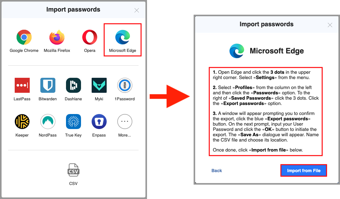 How to Import from Microsoft Edge RoboForm Help Center