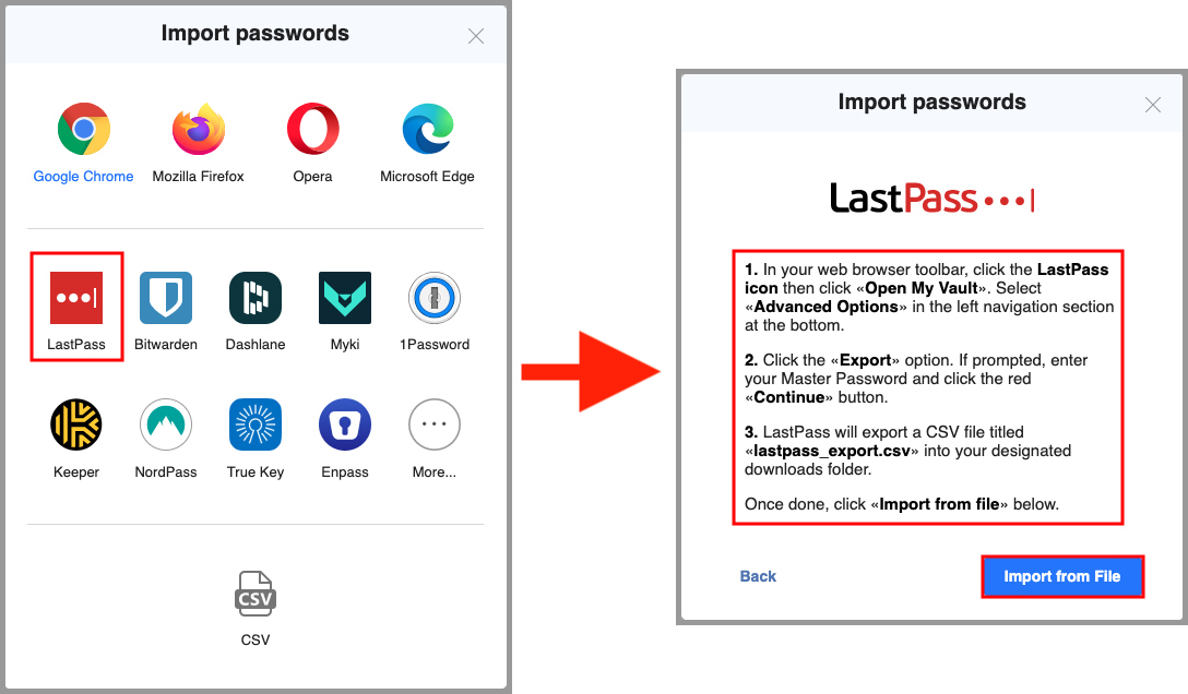 How to Import from LastPass RoboForm Help Center