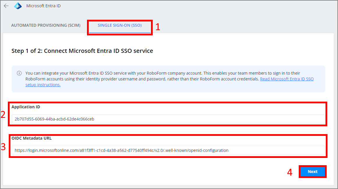 SSO integration with Azure/Entra RoboForm Help Center