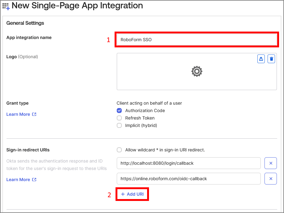 SSO integration with Okta RoboForm Help Center
