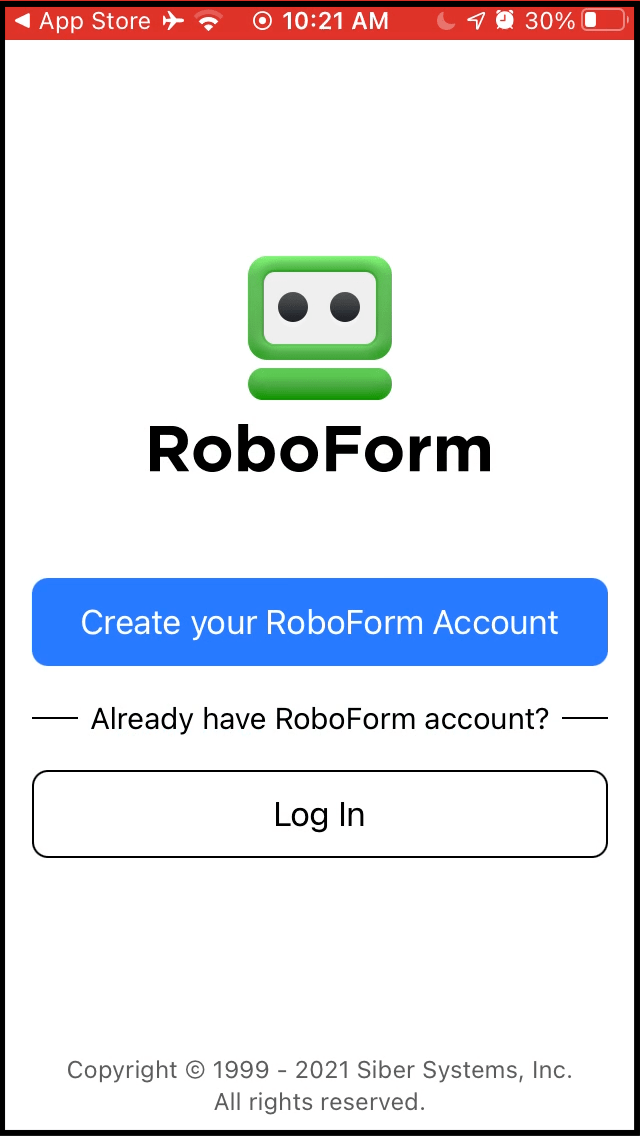 Installing RoboForm on iOS RoboForm