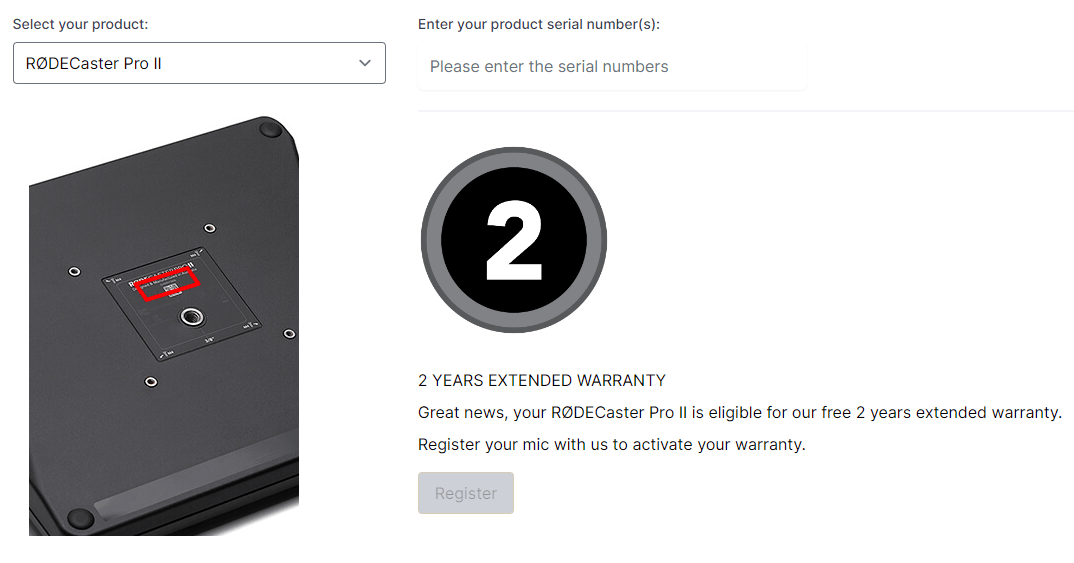 How to find my serial number on my RØDE product? RØDE