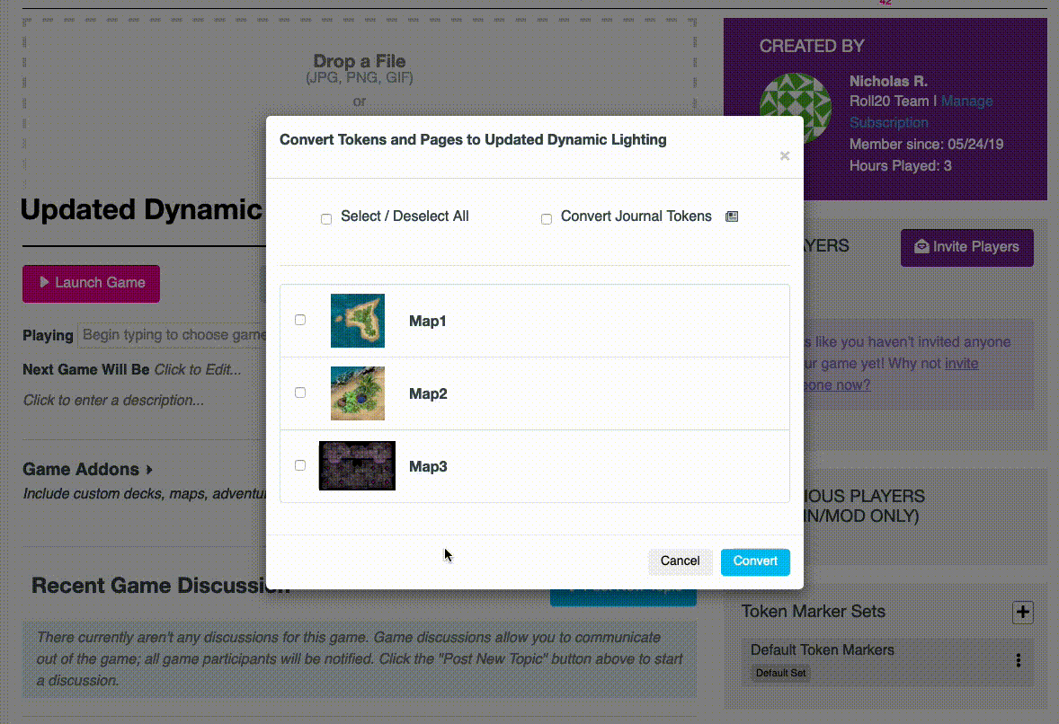 How to Use the Convert Lighting Tool Roll20 Help Center