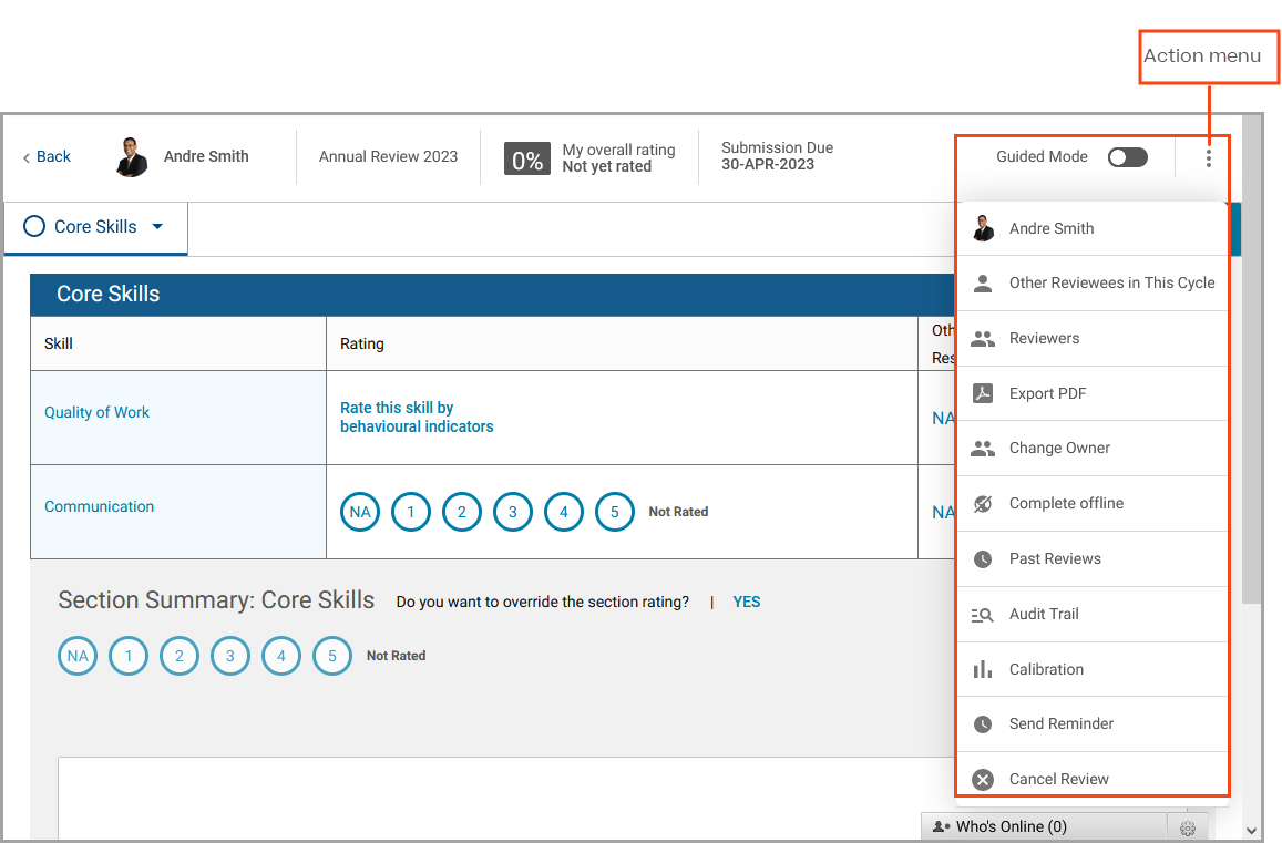 Complete a review(04)