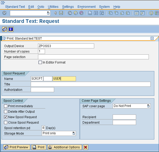 Printing with Print Options (SAP Library SAP Printing Guide (BCCCMPRN))