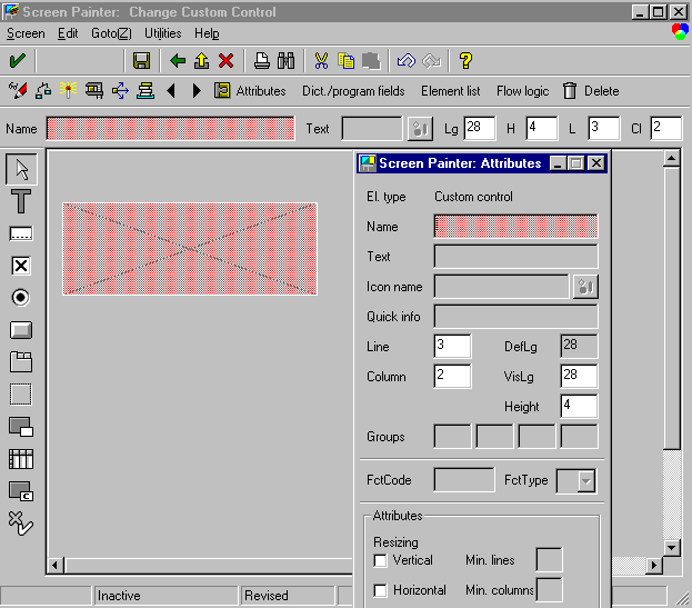 Creating a Custom Container (SAP Library ABAP Workbench Tools)