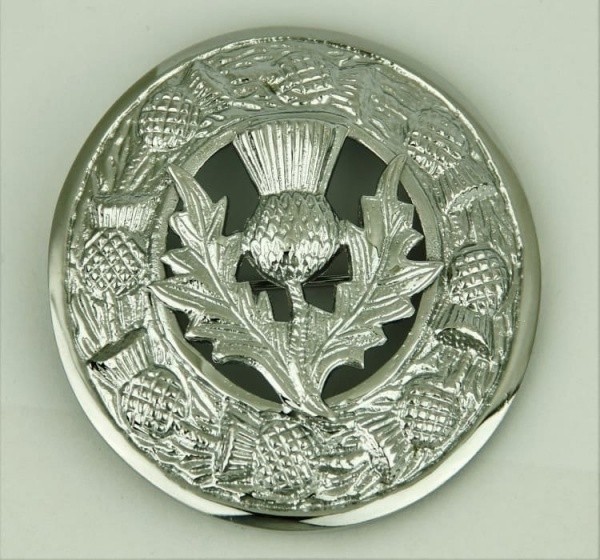 What is Scottish Thistle Kilt Fly Plaid Brooch? Help Centre