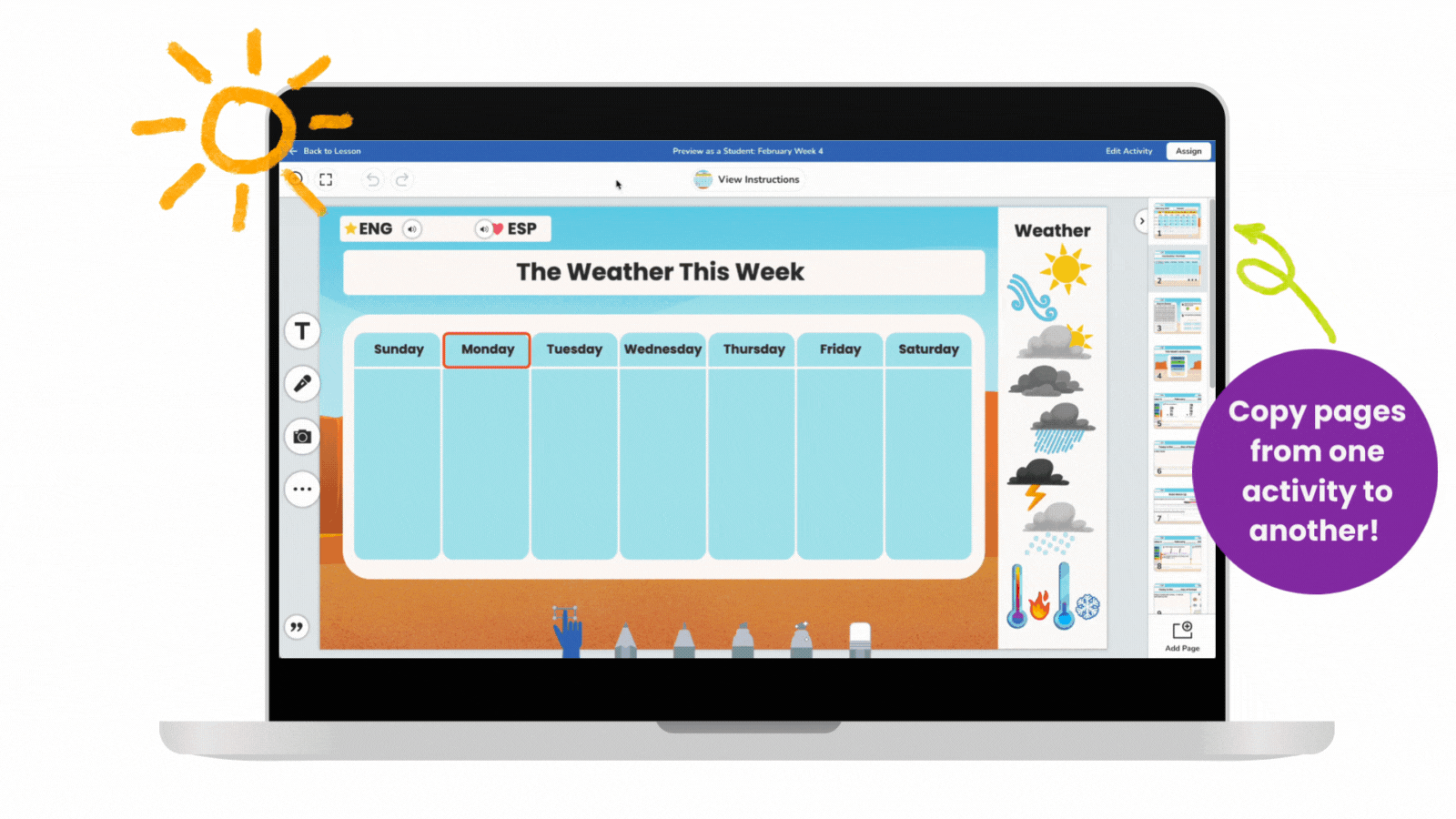 How to copy and paste pages between activities Seesaw Help Center