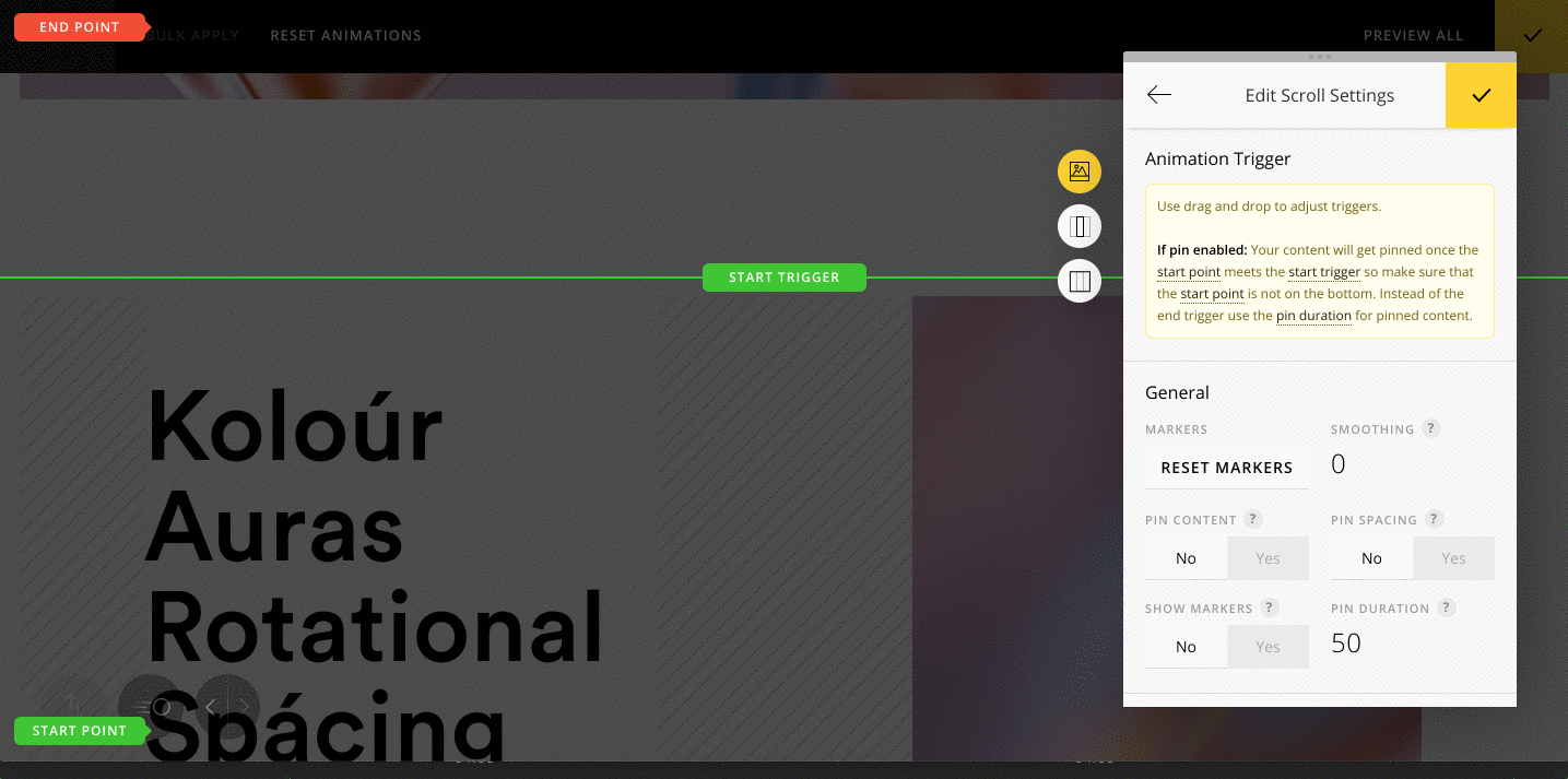 Working with Custom Animations (Semplice 5) Semplice