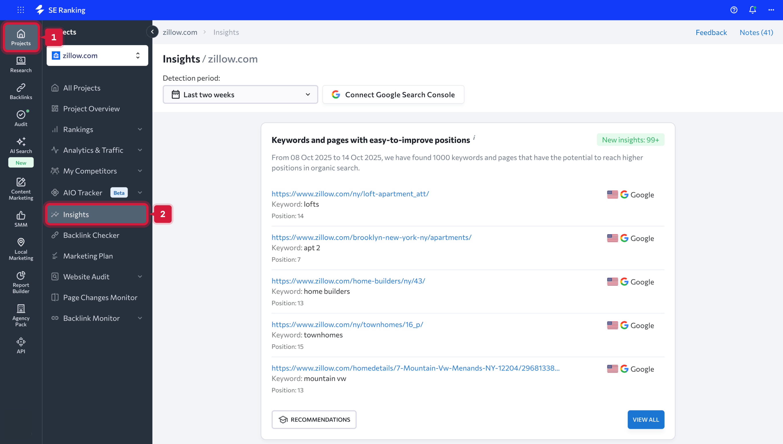 Insights Overview Knowledge Base