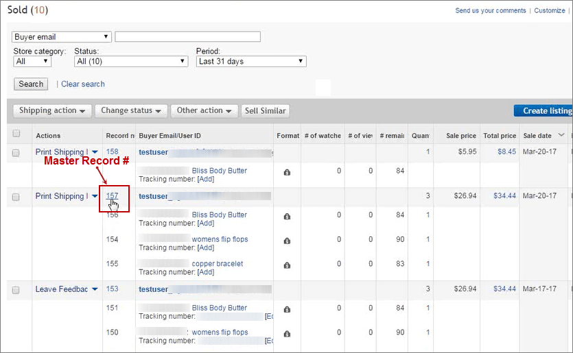 Ship By Order Number