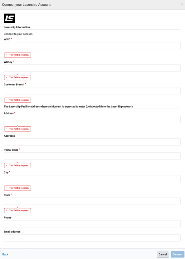 LaserShip ShipStation Help U.S.