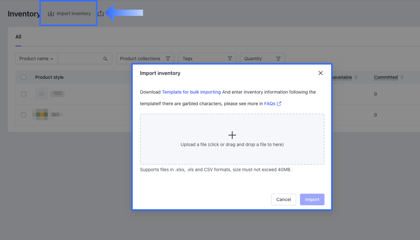POS Manual Inventory Update SHOPLINE Help Center