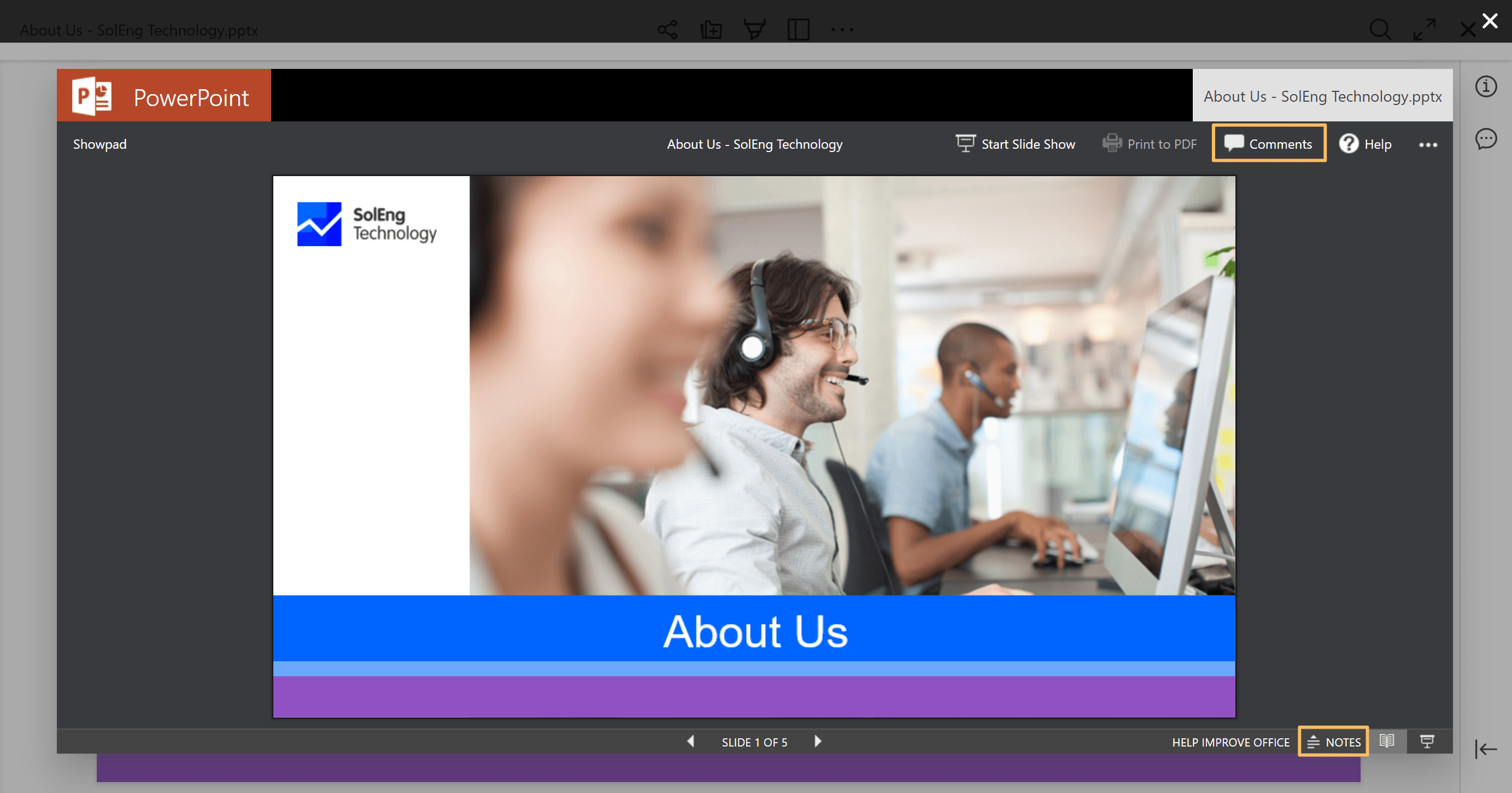 Present and personalize Microsoft Office files in Showpad Showpad