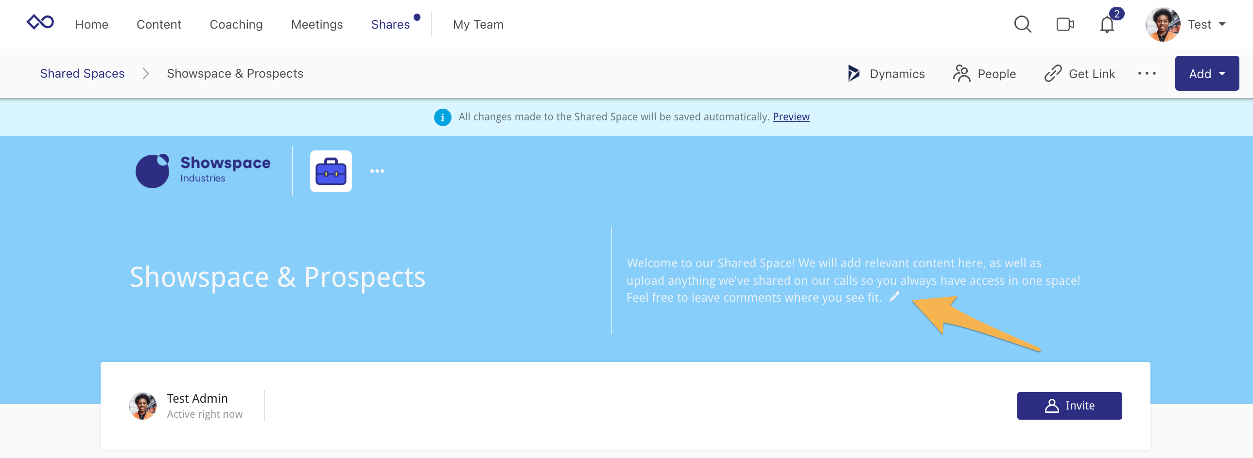Create and duplicate Shared Spaces Showpad Help Center