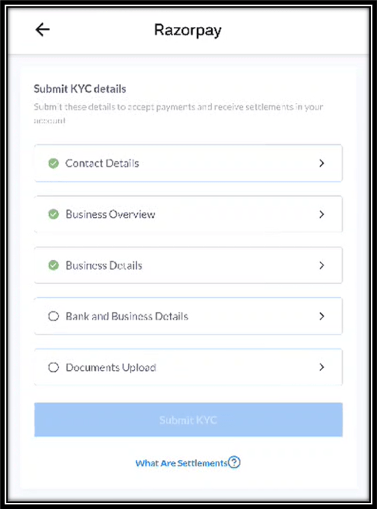 Guide to completing Payment KYC with Razorpay by Amazon