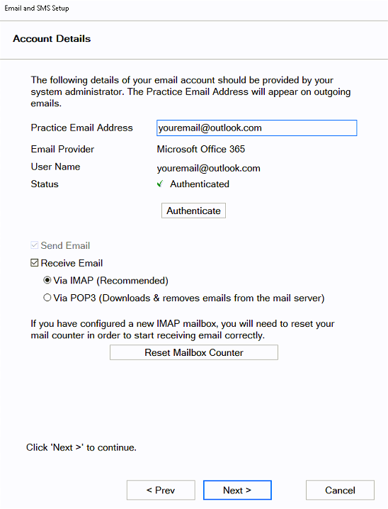 Email accounts & EXACT EXACT Help Centre