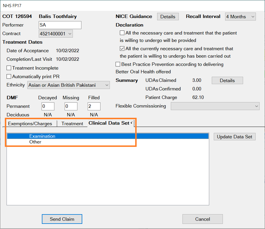 NHS Datasets, Service Codes & Categories EXACT Help Centre