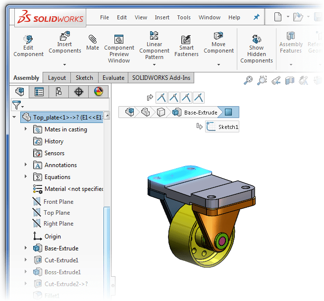2016 Novedades de SOLIDWORKS Rediseño de la interfaz de usuario