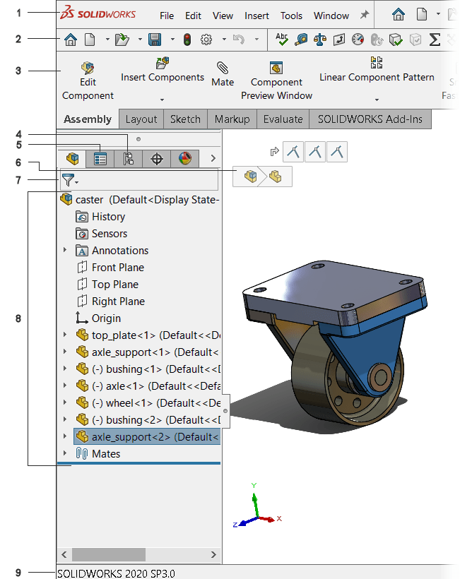 User Interface Overview 2020 SOLIDWORKS Help