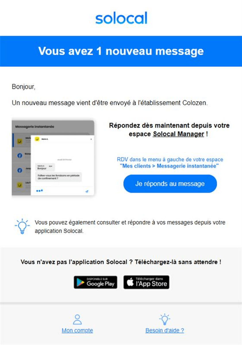 Tout savoir sur la messagerie PagesJaunes Assistance Solocal