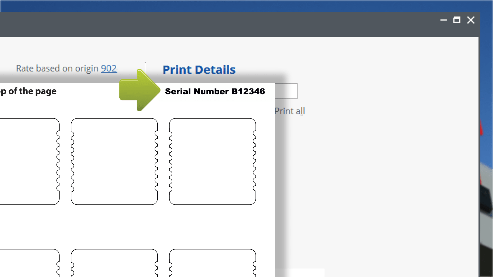 Printing NetStamps Stamps