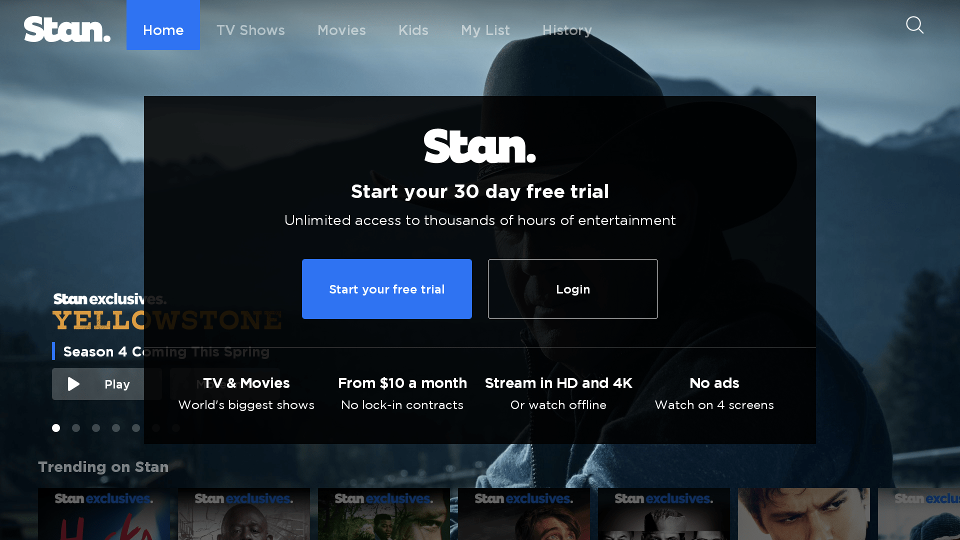 Setting up Stan on my Android TV Stan Support