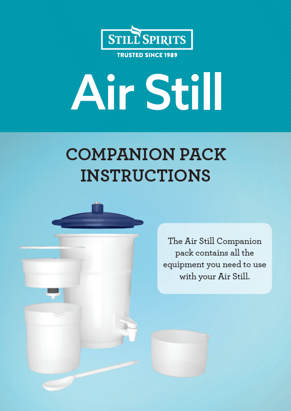 Instructions Air Still Companion Pack Still Spirits