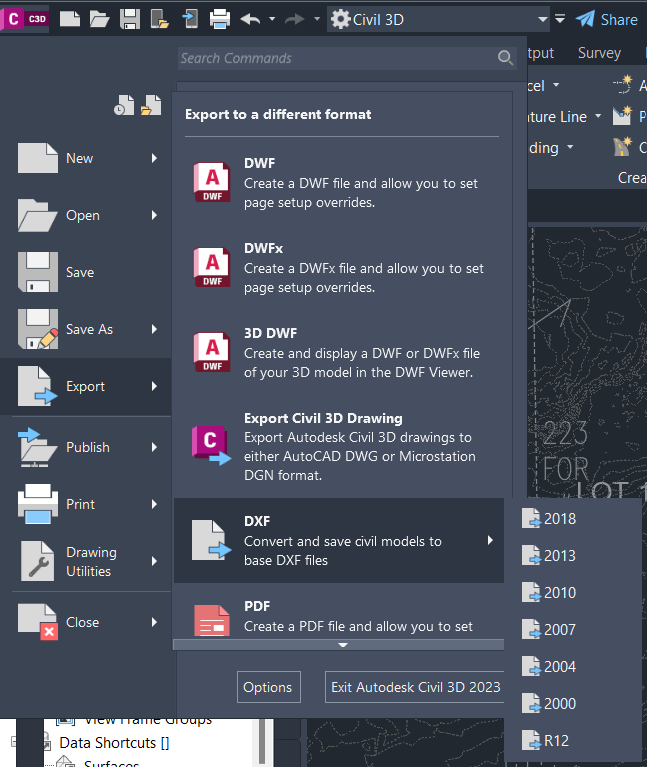 How to Convert .DWG files to .DXF Files Strayos